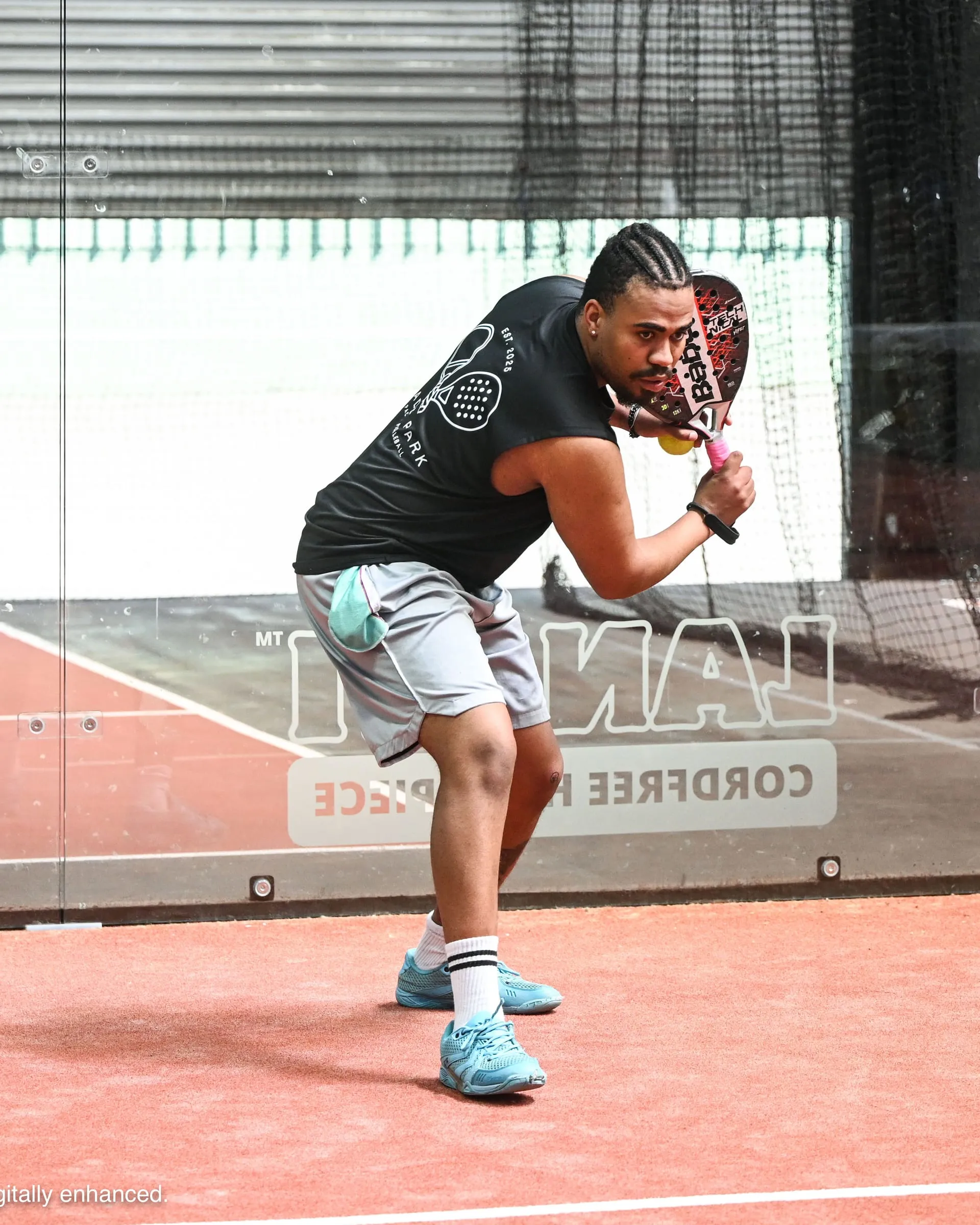 Ben, our head coach, digging out a low ball